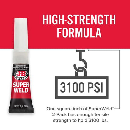 SuperWeld-Blíster (2) tubos de 2 g/4 g Total