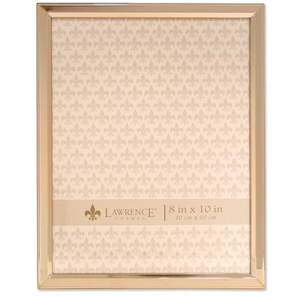 Lawrence Frames 8 x 10 Gold Metal Picture Frame - 