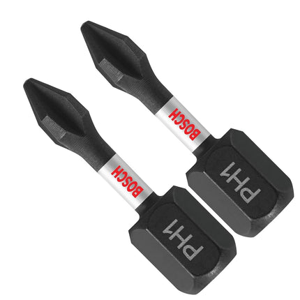 BOSCH ITPH1102 2-Pack 1 in. Phillips #1 Impact Tou