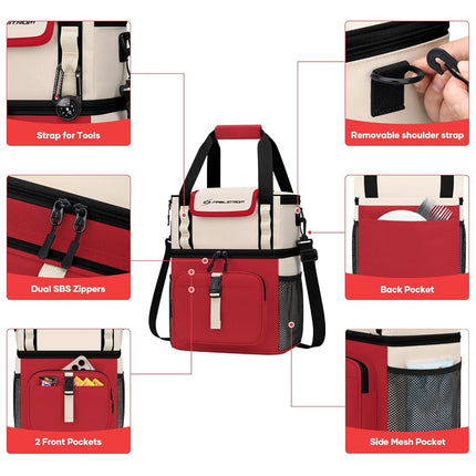 Maelstrom Fiambrera para Mujer, Bolsa de Almuerzo Aislada de 20L para Hombre, Bolsa Térmica de Doble Cubierta a Prueba de Fugas, Nevera Portátil Blanda con Tapa Abatible de Acceso Rápido