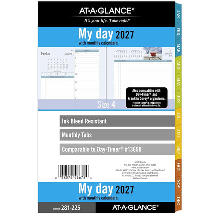 AT-A-GLANCE 2027 Planner Refill Daily & Monthly, 5