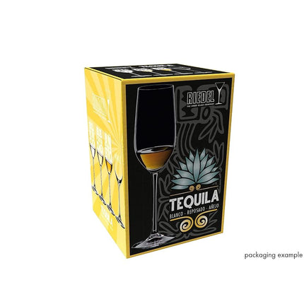 Riedel Machine-Made Crystal Tequila Glass Set, Clear – Elegant Glassware for Sipping & Tasting Tequila – Precision-Designed to Enhance Aroma & Flavour – 190 ml Capacity (4-Pieces)