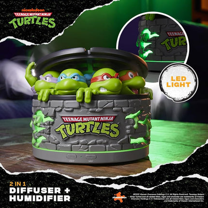 Numskull TMNT Sewer Oil LED Aroma Diffuser, USB Powered, Collectible Toys