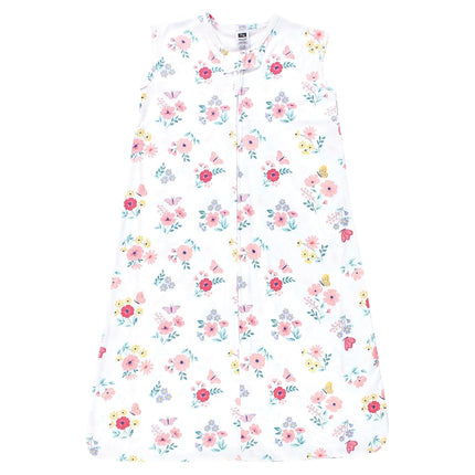 Hudson Baby Saco de Dormir, Manta Portátil de Algodón, Diseño Floral de Mariposas, Unisex para Bebés, 18-24 Meses