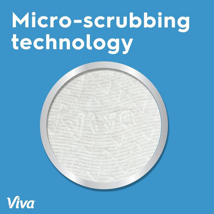 Viva Multi-Surface Cloth Paper Towels, Task Size - 12 Super Rolls (2 Packs of 6) - 81 Sheets Per Roll