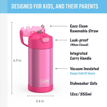 Thermos Pink Funtainer 12 Ounce Bottle