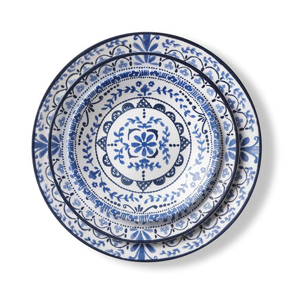 Corelle 6-Piece Chip Resistant Dinnerware Set, Glass, Portofino