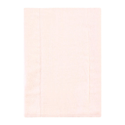 Hudson Baby Unisex Baby Cotton Flannel Burp Cloths, Pink Dainty Floral 4 Pack, One Size