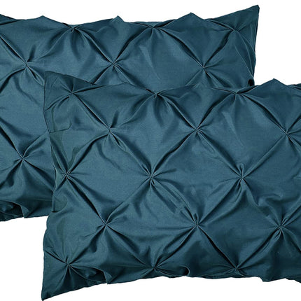 Elegant Comfort 2-Pack Sham Set Pinch Pleat Design