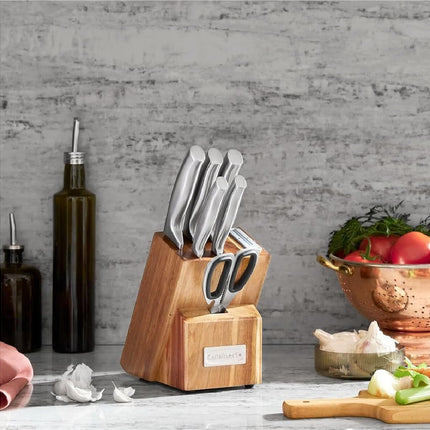 Cuisinart 7-Piece Stainless Steel Block with Sharpener