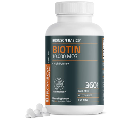 Bronson Biotin 10,000 MCG Supports Healthy Hair, S