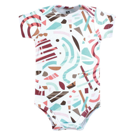 Hudson Baby Unisex Baby Cotton Bodysuits, Girl Abstract, Preemie