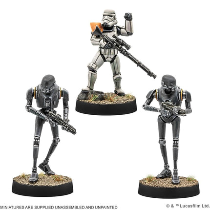 Atomic Mass Games Star Wars Legion Extension d'unité Escouade de Contrôle Anti-Émeute Impériale Jeu de société - 7 figurines
