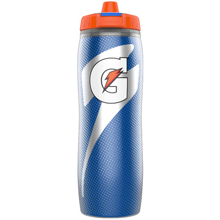 Gatorade Insulated Squeeze Bottle, 30oz, Royal Blu