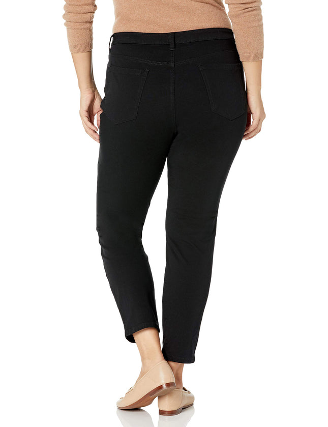 Dickies Pantalon fuselé Femme Perfect Shape Twill 4 poches utility, noir rincé, taille 8
