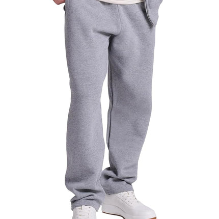 Russell Athletic Men's Dri-Power Open Bottom Sweatpants with Pockets, Oxford, XXL