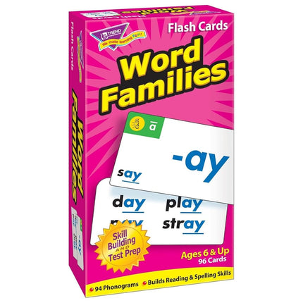 Trend Enterprises Word Families Skill Drill Flash 