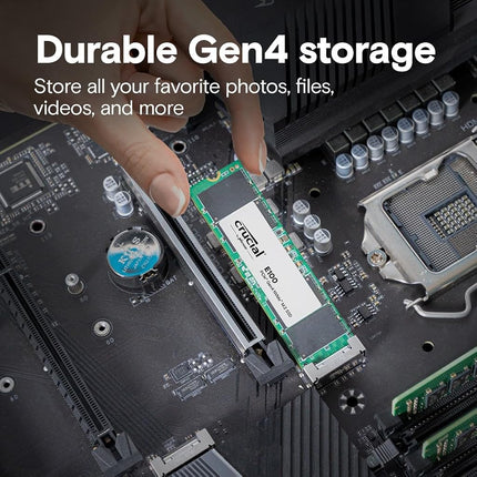 Crucial E100 1TB M.2 NVMe PCIe Gen4 Internal SSD, Up to 5,000MB/s, Laptop & Desktop Compatible - CT1000E100SSD8
