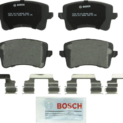 BOSCH BP1386 QuietCast Premium Semi-Metallic Disc Brake Pad Set - Compatible with Select Audi A4, A4 Allroad, A4 Quattro, A5, A5 Quattro, Allroad, Q5, S4, S5, SQ5; REAR