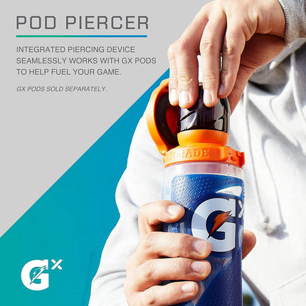 Botellas exprimibles antideslizantes Gatorade Gx NFL, 887 ml, Sistema de hidratación Gx