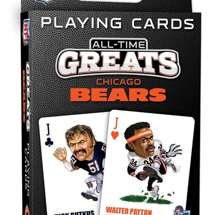Baby Fanatics Chb3300: Baraja de cartas "Grandes de todos los tiempos" de los Chicago Bears