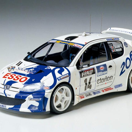 Tamiya 1:24 Sacle Sports Car Series Peugeot 206 WRC Model Kit