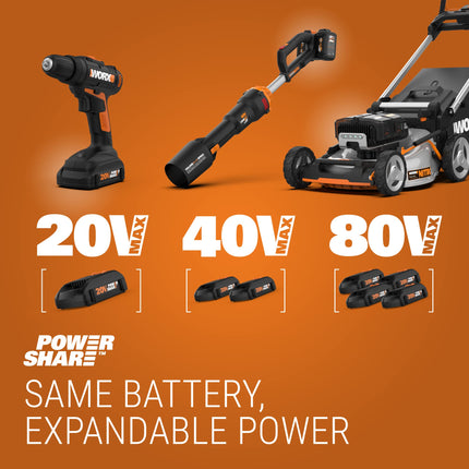 Worx WX531L.9 Sierra circular compacta inalámbrica WORXSAW Power Share de 20 V y 4.5" (solo herramienta)