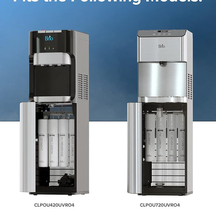 Brio NFMRO75GPD Water Filter, Polypropylene, White