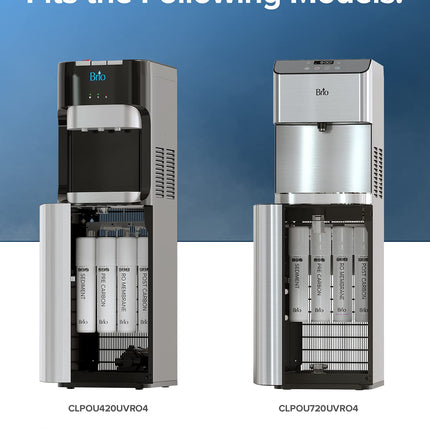 Brio NFMRO75GPD Water Filter, Polypropylene, White