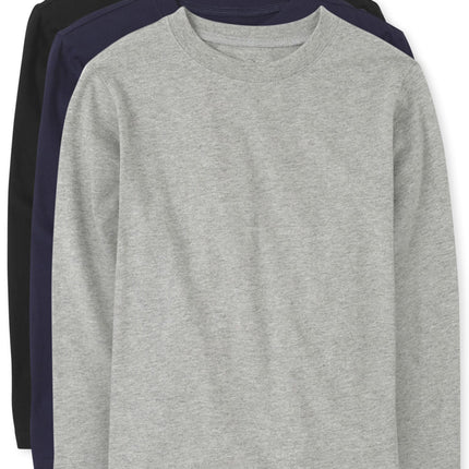 The Children's Place Boys Basic Layering Tee 3-Pac