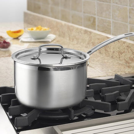 CUISINART MCP194-20N MultiClad Pro Stainless Steel 4-Quart Saucepan with Cover