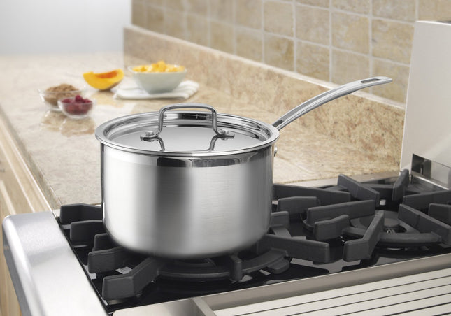 CUISINART MCP194-20N MultiClad Pro Stainless Steel 4-Quart Saucepan with Cover