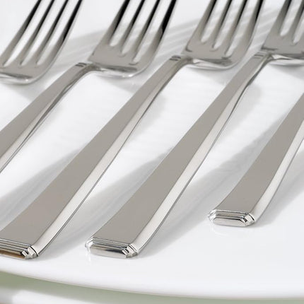 Fortessa Scalini 18/10 Stainless Steel Flatware, 5 Piece Place Setting, Service for 1