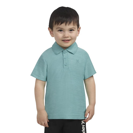 Polo de performance Hurley pour garçons, Vert bruyère Harbor, Grande taille