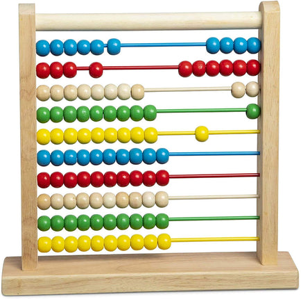 Classic Wooden Abacus + FREE Melissa & Doug Scratc