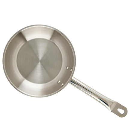 Winware SSFP-8 FryPanSS, 8 Inch, Stainless Steel