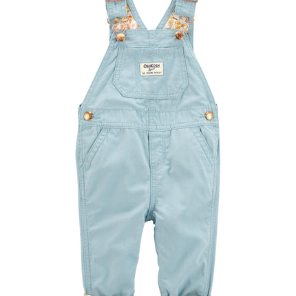 OshKosh B'Gosh Girls' World's Best Overalls, Flowe