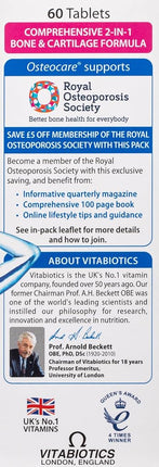 Osteocare by Vitabiotics Plus Glucosamine & Chondroitin Tablets x 60