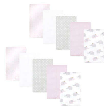 Hudson Baby Unisex Baby Cotton Flannel Burp Cloths