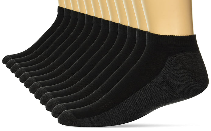 Hanes Men's Socks, X-Temp Cushioned No Show Socks,