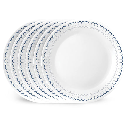Corelle Vitrelle 10.25" Dinner Plates Set, Triple 