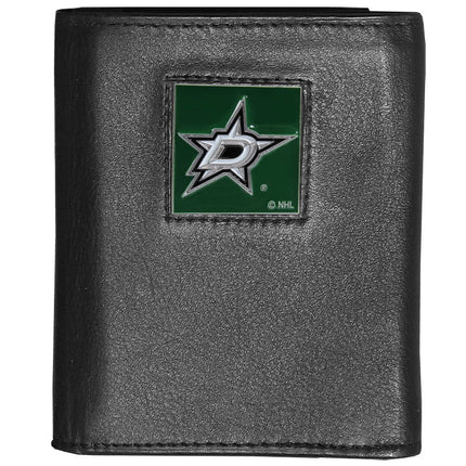 Siskiyou Sports HTRN125 NHL Dallas Stars Genuine Leather Tri-fold Wallet