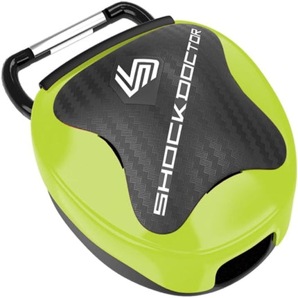 Shock Doctor Unisex's Case Mouthguard, Shock Green, One Size