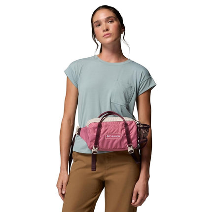 Columbia Unisex Echo Mountain Hip Pack, Rosette/Dark Stone/Moonvista, One Size, Echo Mountain Hip Pack