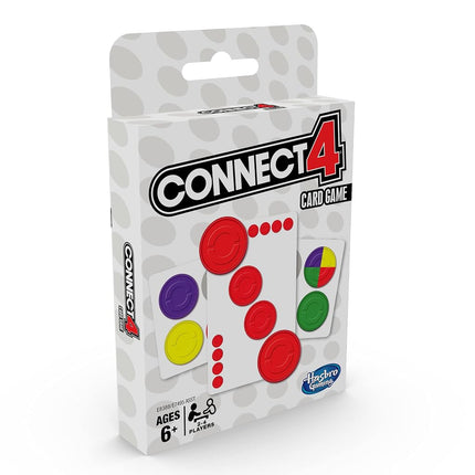 Hasbro Gaming Connect 4 Card Game for Kids Ages 6 and Up, 2-4 Players 4-in-A-Row Game