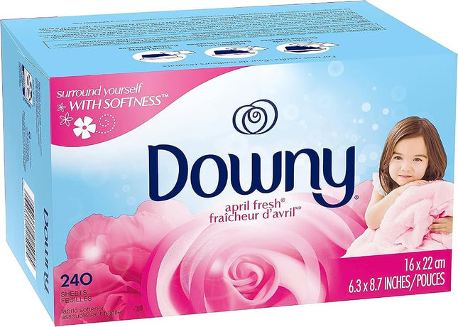 Downy April Fresh Fabric Softener Dryer sheets 240 count