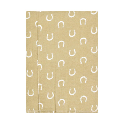 Hudson Baby Unisex Baby Cotton Flannel Burp Cloths, Cowboy 4-Pack, One Size