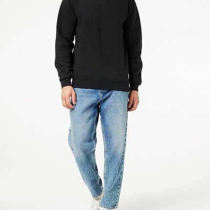 Carhartt Men's Loose Fit Midweight Crewneck Sweatshirt, Black, L