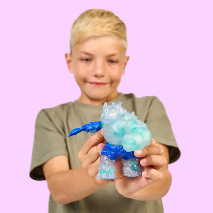 Heroes of Goo Jit Zu Meteor Madness, Crunchy Ultra Rare Rhinostone Action Figure, With Twisting Punch Action, Unique Gooey Filling & Battle Gauntlet