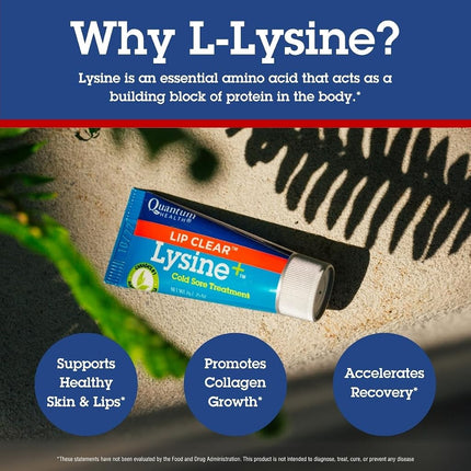 Quantum Health Lip Clear Lysine+ Core Sore Treatment Ointment
